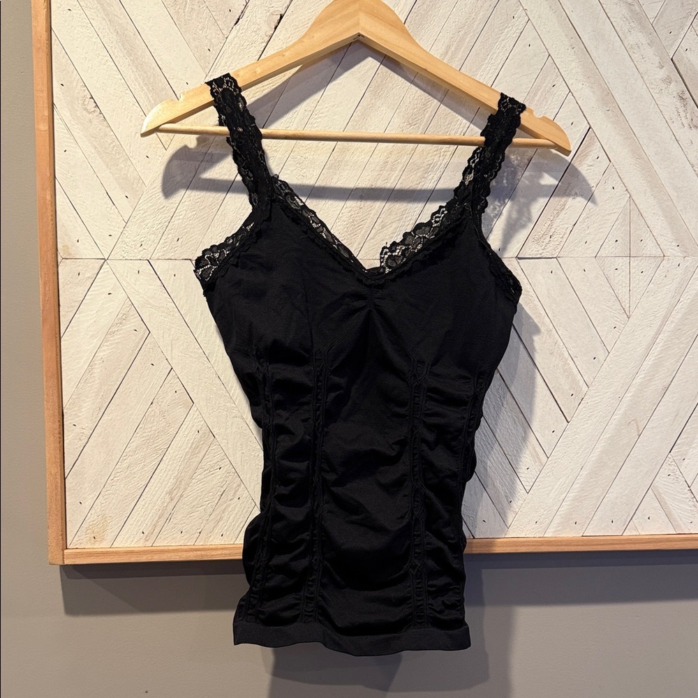 One size fits all Black Layering Tank
